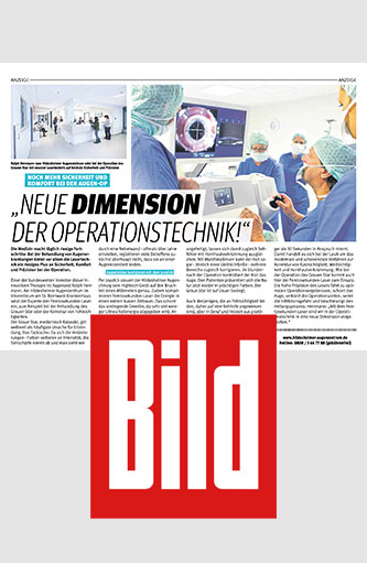 Neue Dimension der Operationstechnik!
